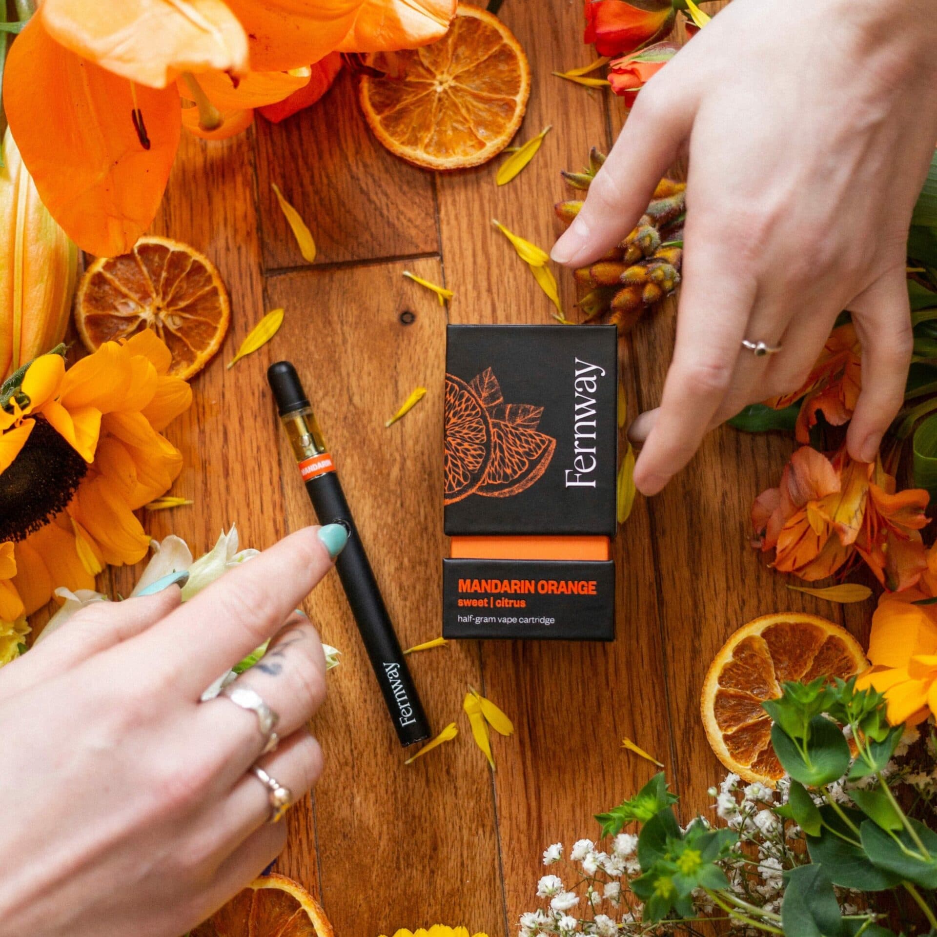 Shop Fernway in New Jersey – sleek vape cartridges in display