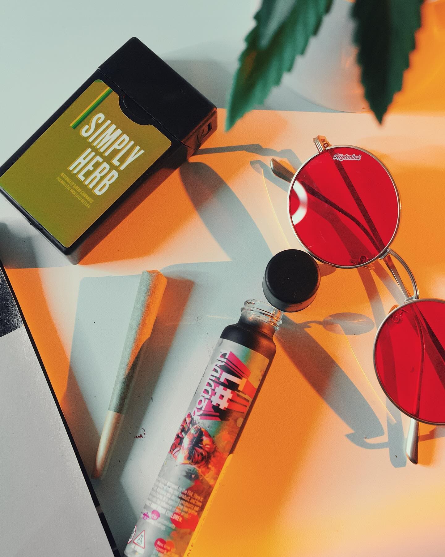 Simply Herb pre-roll multipack in minimal branded packaging